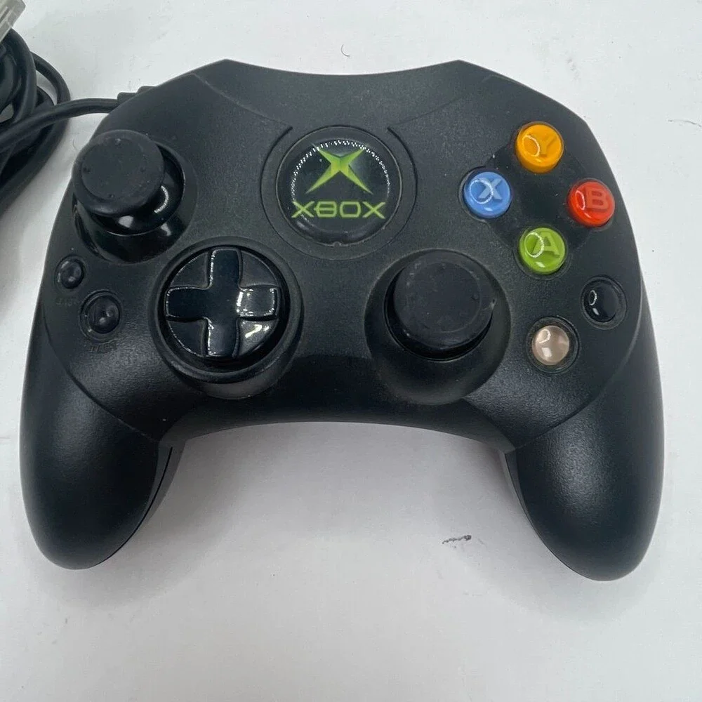 OEM Black Microsoft XB Original Xbox S Wired Controller X08-69873
